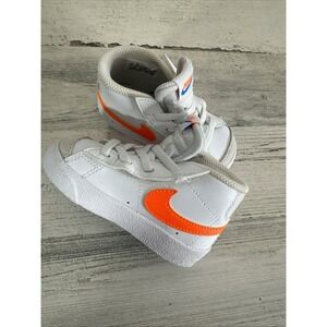 Nike Blazer Mid '77 TD Toddler Size 5.5 White/Blue Gators Athletic Sneakers